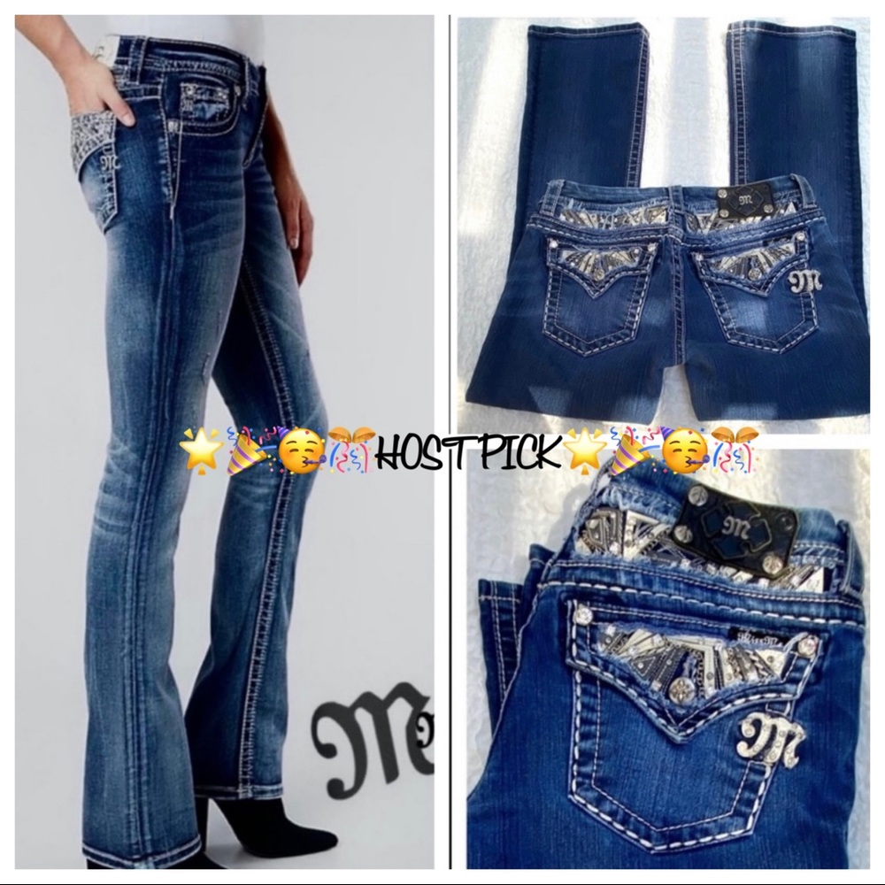 🎉HP🎊 29/30.5 Miss Me Signature Rise Slim Boot Cut Jeans